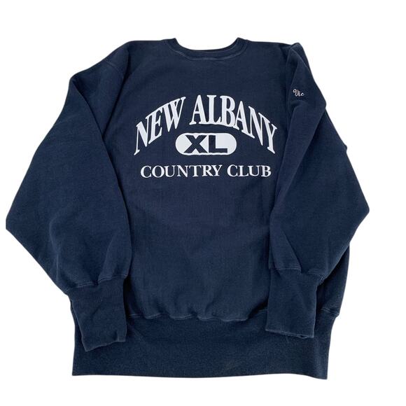 Vtg Champion Reverse Weave Sweatshirt New Albany Ohio Country Club Mens XL - Picture 2 of 9